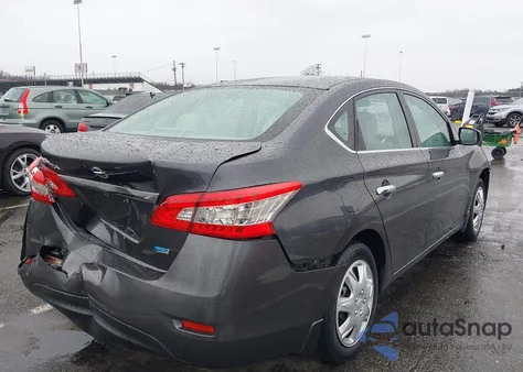2013 Nissan Sentra S z USA, uszkodzony, nr VIN 3N1AB7AP4DL768496